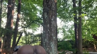 Diamondd Bussy Doing Some Naked Yoga In Atlanta Showing His Nice Big Ass and Hole