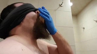 Sloppy toy deepthroat training 