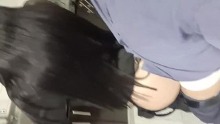 Neighbor wants her dose of cock in the middle of the meeting