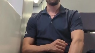 Jerk off on a train (Spain)