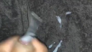 Indian boy fucks himself with pink vibrator in hotel HOTT cumshot