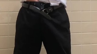 I cumshoted twice in a public toilet at lunchtime.