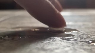 Cum Tease in Floor; Should I Lick it?
