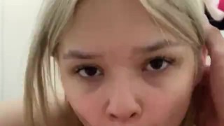 Fucking her mouth in the hotel