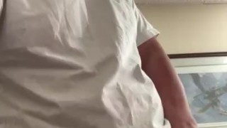 Flashing my boner in a public place. More on Onlyfans