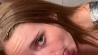 Little Face - I blew a huge load on her pretty little face in this public bathroom - Free  Porn Videos - YouPorn