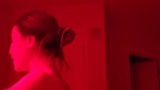 Sexy Asian lady catches me filming secretly