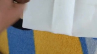 【主観動画】ギリギリモザイク　日本人男性 40代のオナニー射精動画