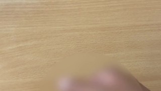 イケメン〇学生自撮り オナニーで興奮して、精子が我慢できない