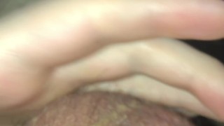 Playing with my Hard Cock and Soft Balls