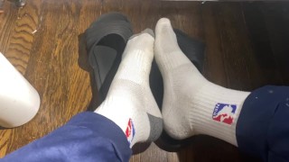 Sweaty ass socks for you to suck on