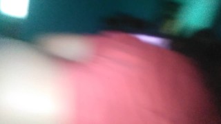 Culeando de lado con mi novia rica en la cama