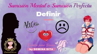 La Sumisión Mental o Sumisión Perfecta por Domina Dita - Escuela Elite y Exclusiva para Sissies