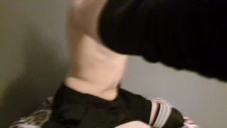 Puppy lift his skirt show his ass just for you~