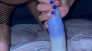 fucking me first time bad dragon dildo two massive creampie(Jennyfer Quenn)