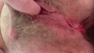 Period play multiple shaking orgasms