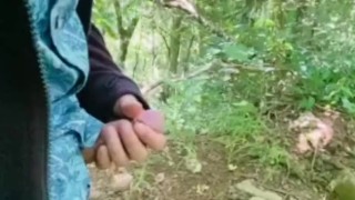 Walking With Cock in Hand - Slow motion