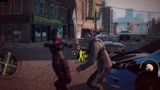 Saints Row 3 - Playa (protagonist) ryona + ragdoll