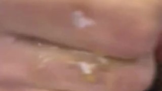 Wanking my oily hairy cock