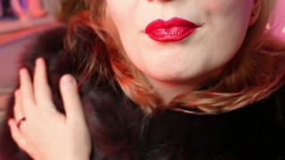 FUR SOUNDS fetish video of touching fur coat - ASMR relax sounding