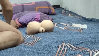 Desi boy just watched porn and pounding his ass like a slut