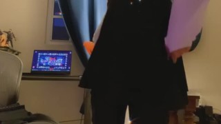 POV: femboy dances and strips for you ;3