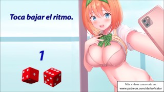 JOI interactivo. Masturbate exactamente al ritmo con este juego en español.