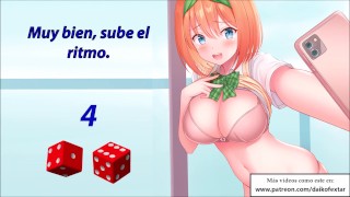 JOI interactivo. Masturbate exactamente al ritmo con este juego en español.
