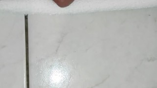 Ring on the Muschroom cock Torture 