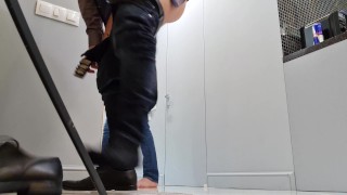 BACKSTAGE - after gangbang shoot, KATRIN TEQUILA fucks in front of a photographer GIRL