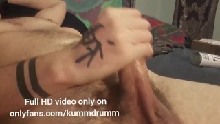 Edging this big cock for an hour until I blind you with my seed