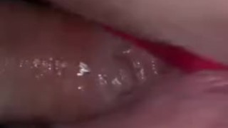 Side Chick Fucks Her Dick In Her Car While GF Is Upstairs! 