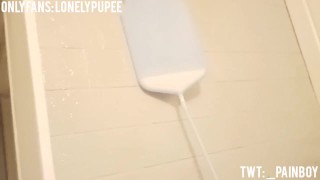 ANAL Milkshake!!! Drinking milk from ASS!