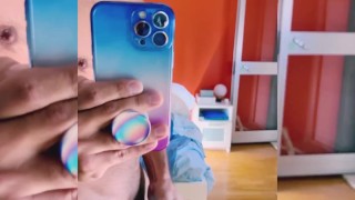 Morning jerking off and cumming