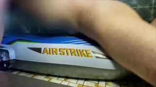 Fucking water filled Intex Air Fighter plane