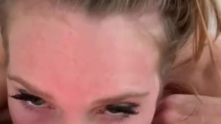 Goregous Cheerleader from UCLA woke me up by sucking my dick and then she just fucked me