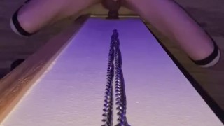  Barley legal twink used his first dildo :3