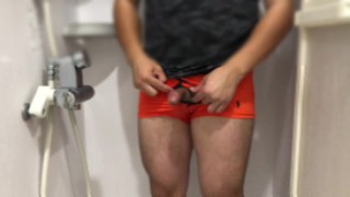【オナニー】Massive ejaculation after peeing - お漏らしした後に大量射精しちゃう