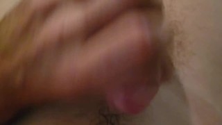 Early morning jerking my big dick