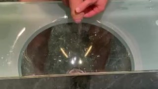 Peeing in the sink