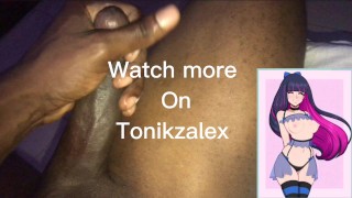 STRIPTEASE TONIKZALEX STROKING BBC MOANS, TALKS DIRTY & CUMS HUGE LOAD CUM INSIDE CARTOON 