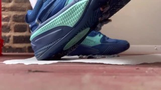 Blueberry Crushing/Stomping