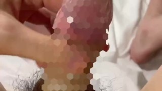 【9月毎日投稿！】男子大学生 コンドームをつけてオナニー(1/2) 接写撮影