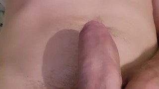 Can't hold back after edging and big dick cumming hard