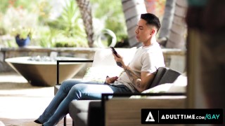 HETEROFLEXIBLE - Michael Boston Caught His Best Friend Jerking Off And Barbacked Him Raw!