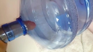 fat cock 23/6 greedily fucks bootle and stuffs it with cum😯🤤😜