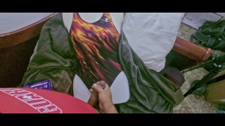 POV Red Lifeguard Suit Bed Session – Real Ex-Wife Swimsuit Tribute with Audio & Slow-Mo