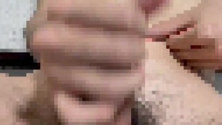 18センチデカマラ　オナニー