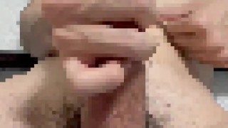 18センチデカマラ　オナニー