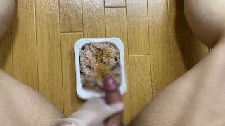 Naked Eating Masturbation Part4 Sample【boy】【cute】【handjob】【cumshot】【 male moaning】【 cum eating】